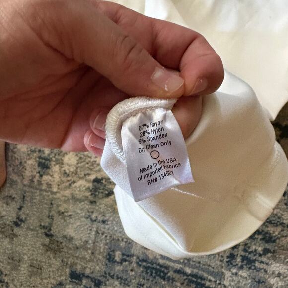 Emerson Fry EDIE TURTLENECK DRESS - IVORY PONTE - Picture 6 of 7